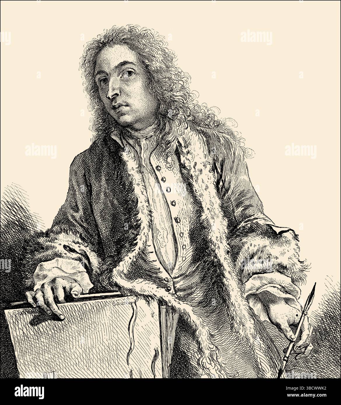 Jean-Antoine Watteau, 1684-1721, painter of the French Rococo ...