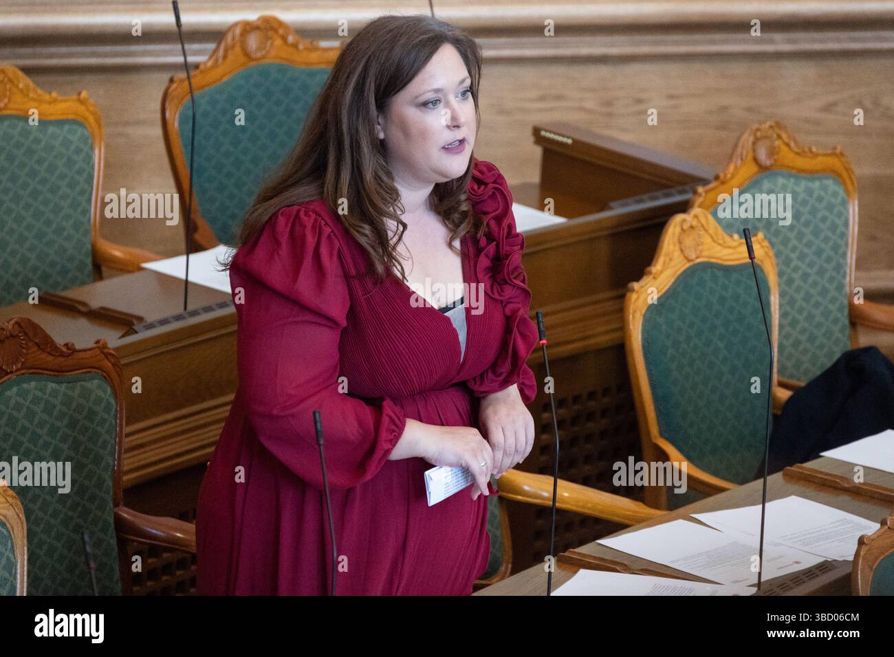 Sara Emil Baaring of the Social Democratic Party seen during the ...