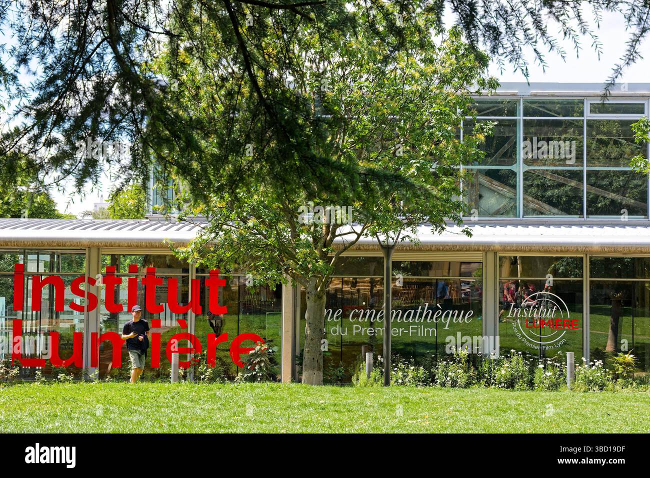 LYON, FRANCE, May 13, 2025 : The Institut Lumière is a museum that honours the contribution to filmmaking by Auguste and Louis Lumière, inventors of t Stock Photo