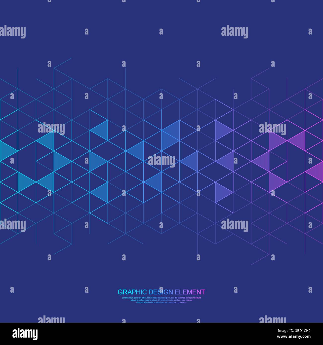 Abstract geometric background with triangle shape pattern Stock Vector