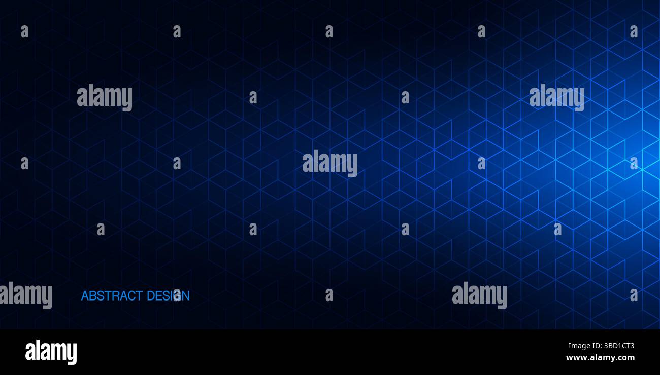 Abstract technology background with geometric texture and grid pattern for your graphic design Stock Vector