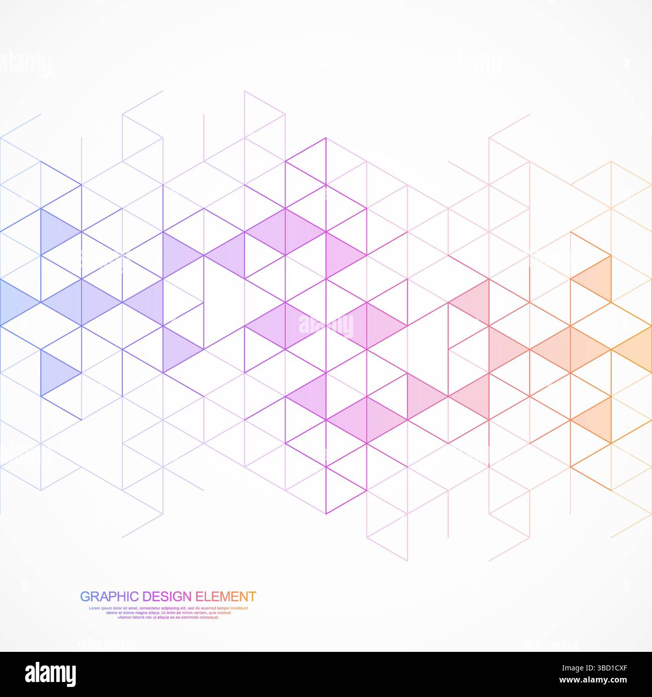 Abstract geometric background with triangle shape pattern Stock Vector