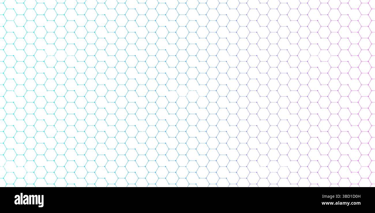 Abstract seamless pattern and geometric background with hexagons Stock Vector