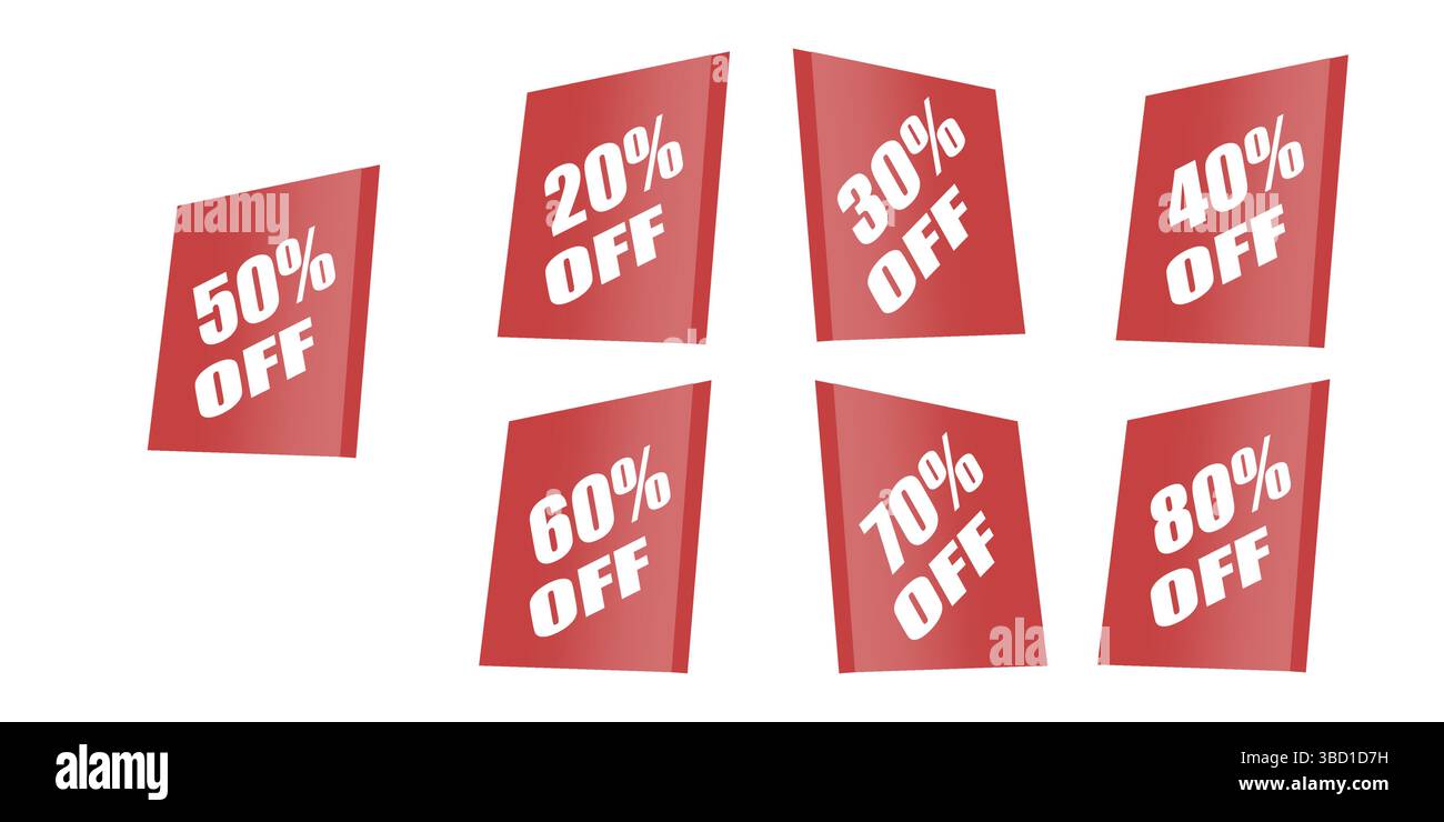 Sticker 70 percent off icon hi-res stock photography and images