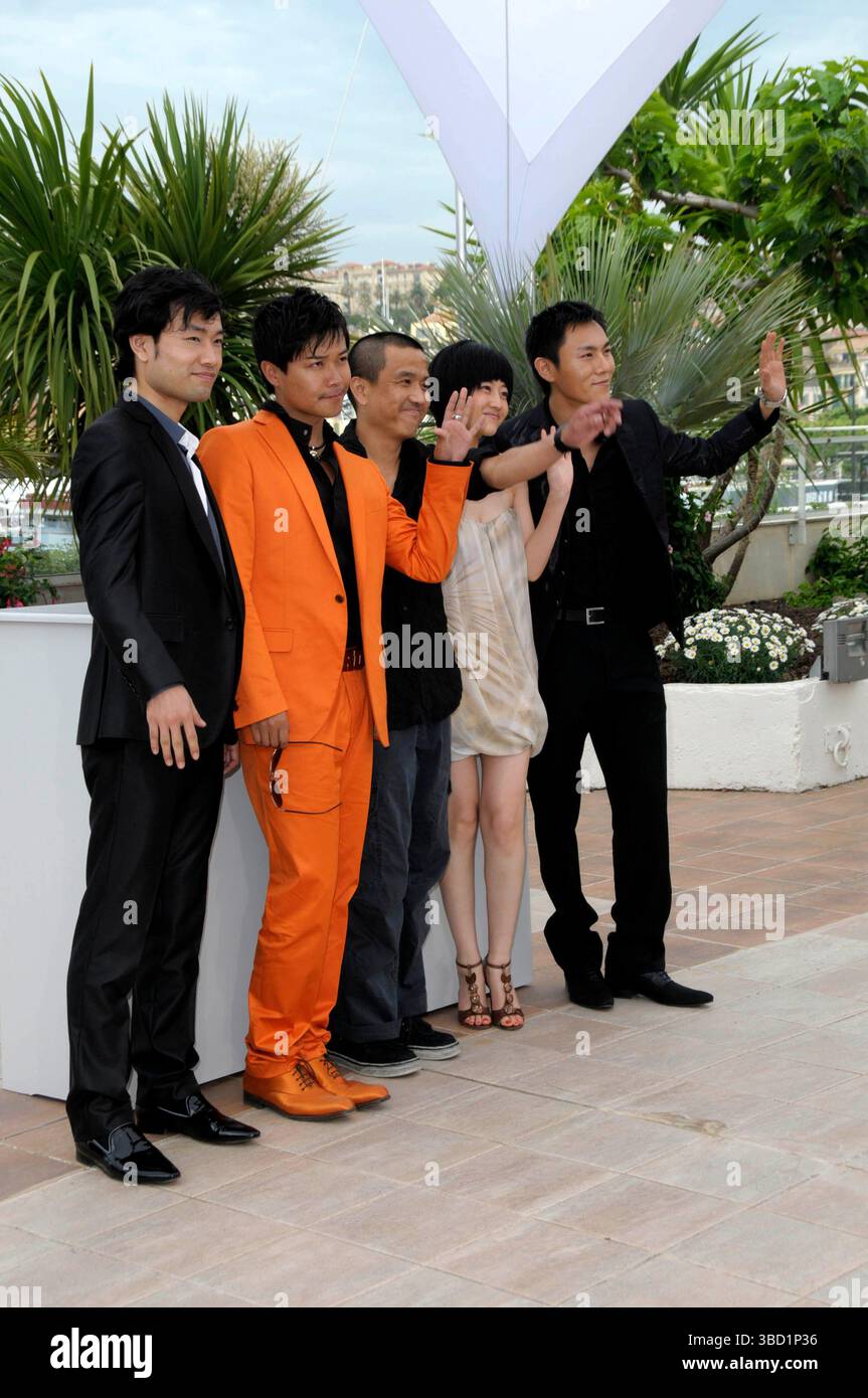Wu Wei, Chen Sicheng, Lou Ye, Tan Zhuo and Qin Hao at the photocall for ...