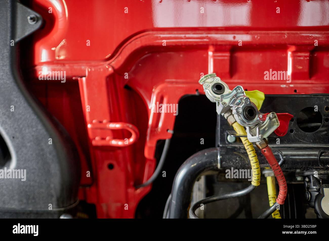 Close-up Showing Vehicle Repair Tools and Equipment Stock Photo