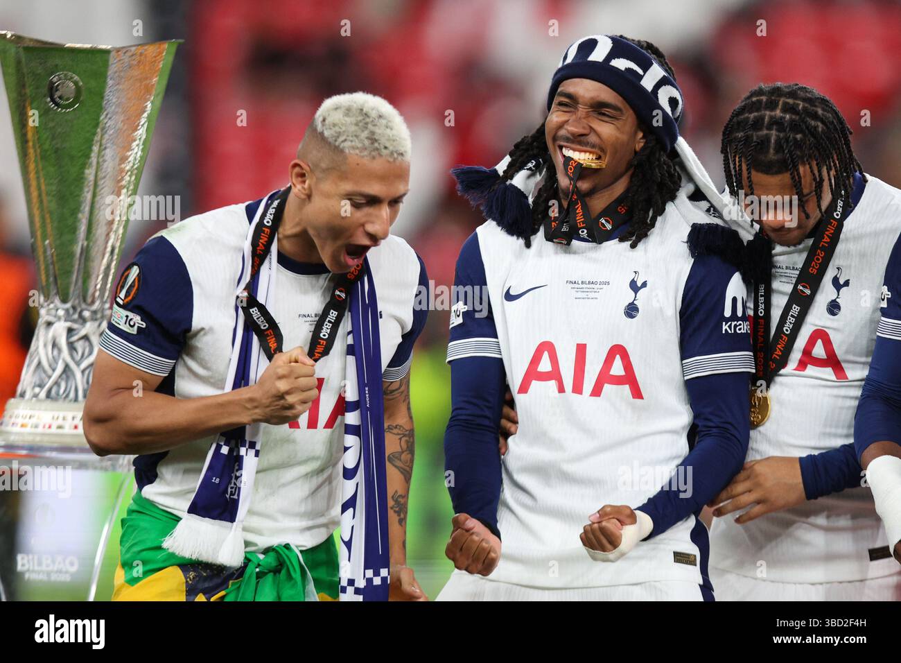 BILBAO SPAIN 21st May 2025 Djed Spence Of Tottenham Hotspur bilbao-spain-21st-may-2025-djed-spence-of-tottenham-hotspur