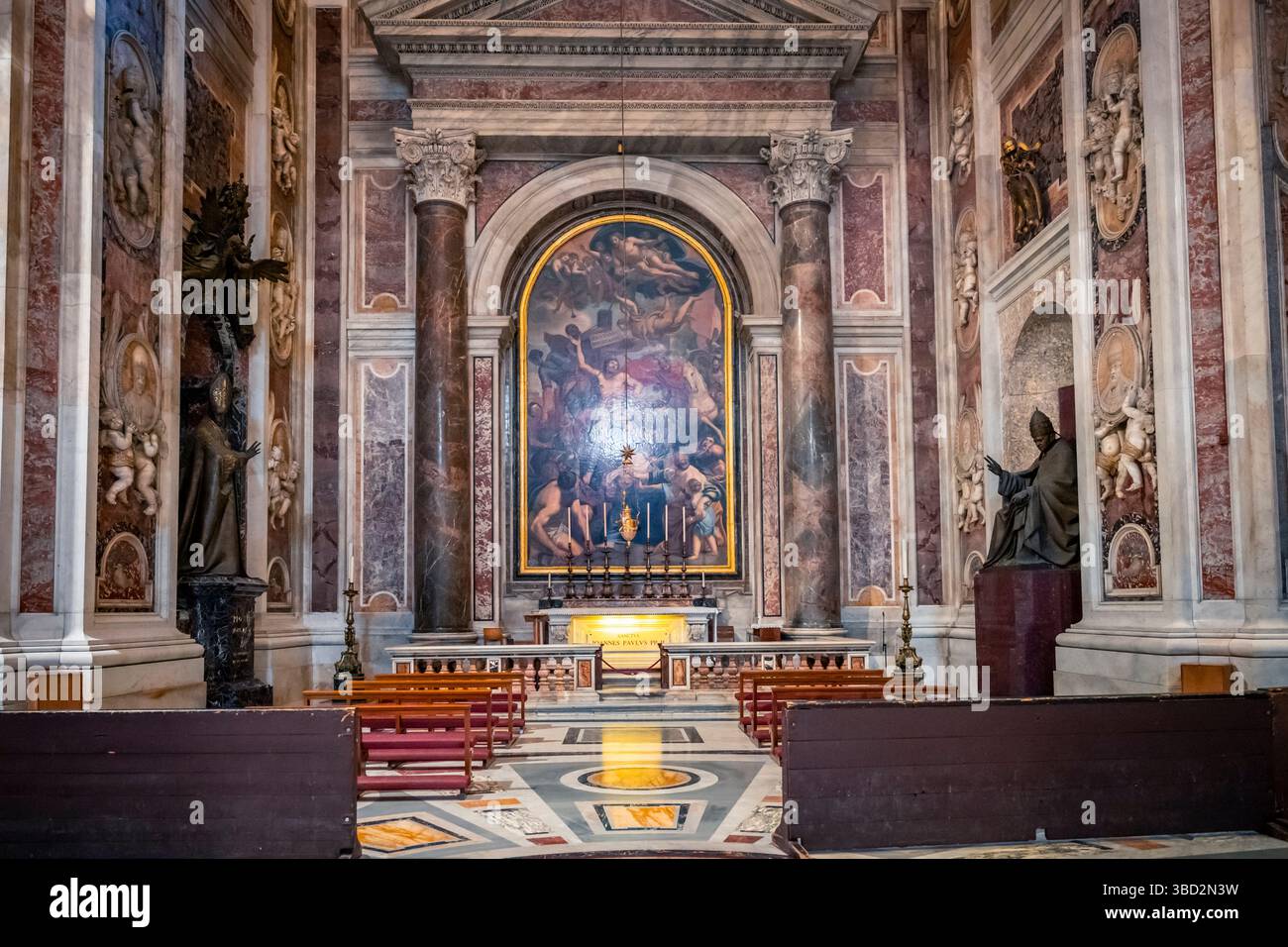 Saint Peter Rennaissance The interior of St. Peter's Basilica is filled with artworks created in ...