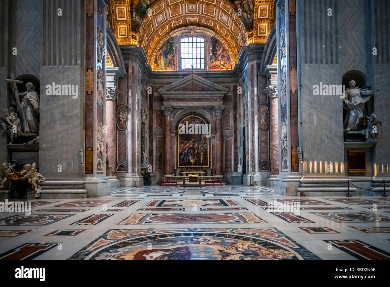 Saint Peter Rennaissance The interior of St. Peter's Basilica is filled with artworks created in ...