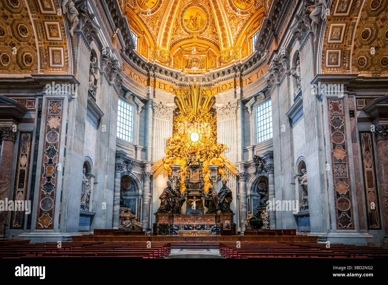 Saint Peter Rennaissance The interior of St. Peter's Basilica is filled with artworks created in ...