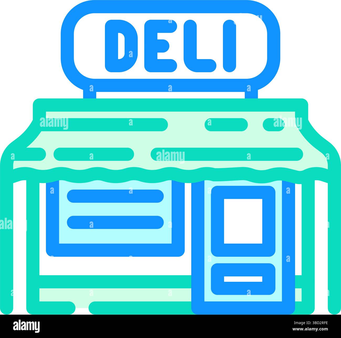 minimart shop color icon vector illustration Stock Vector Image & Art ...