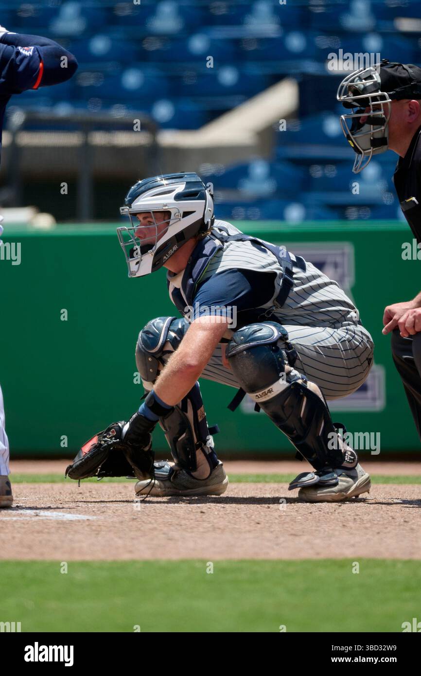 Rice Owls catcher Landon West (28) during an American Athletic ...