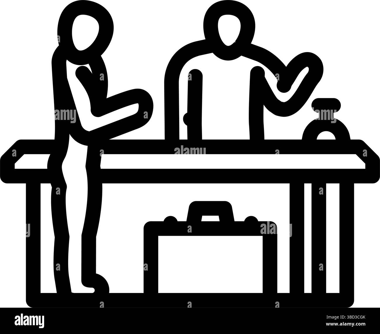 Hotel guest vector illustrations hi-res stock photography and images ...