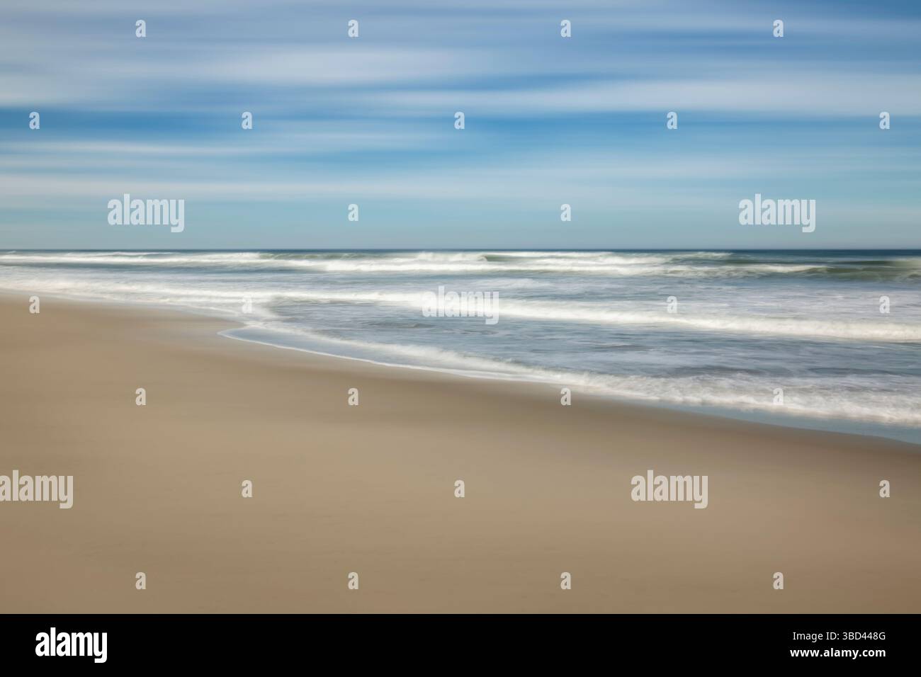 USA, California, Central Coast, Lompoc. Surf Beach abstract Stock Photo