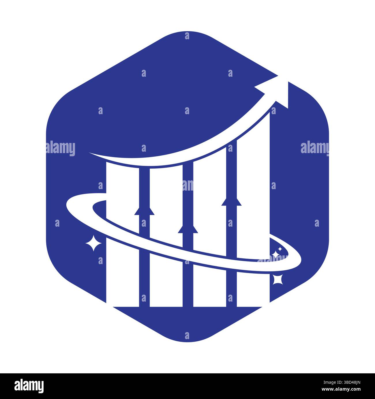 Planet Stats vector logo design template. World finance logo design ...