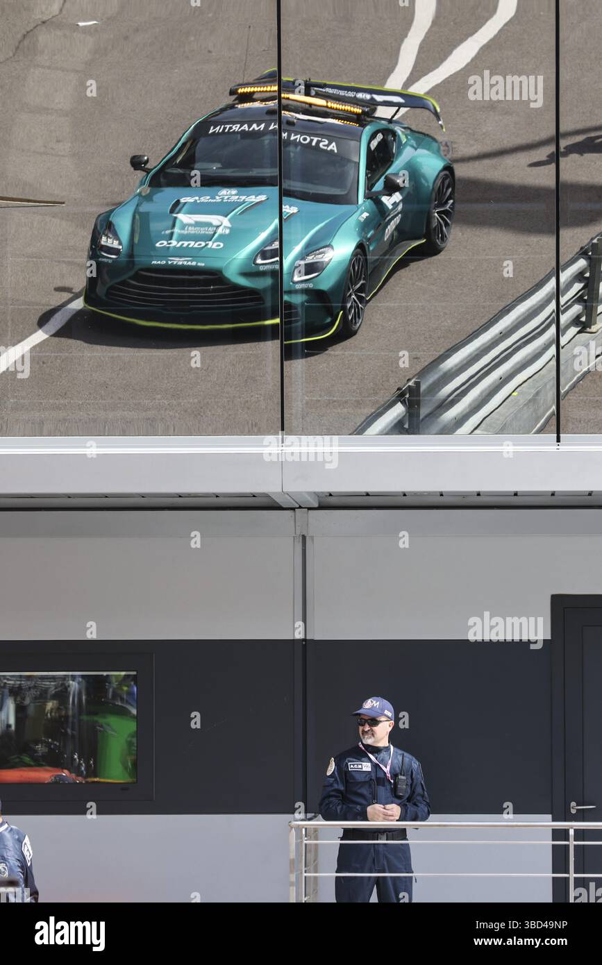 Aston Martin safety car, during the Formula 1 Tag Heuer Grand Prix de ...