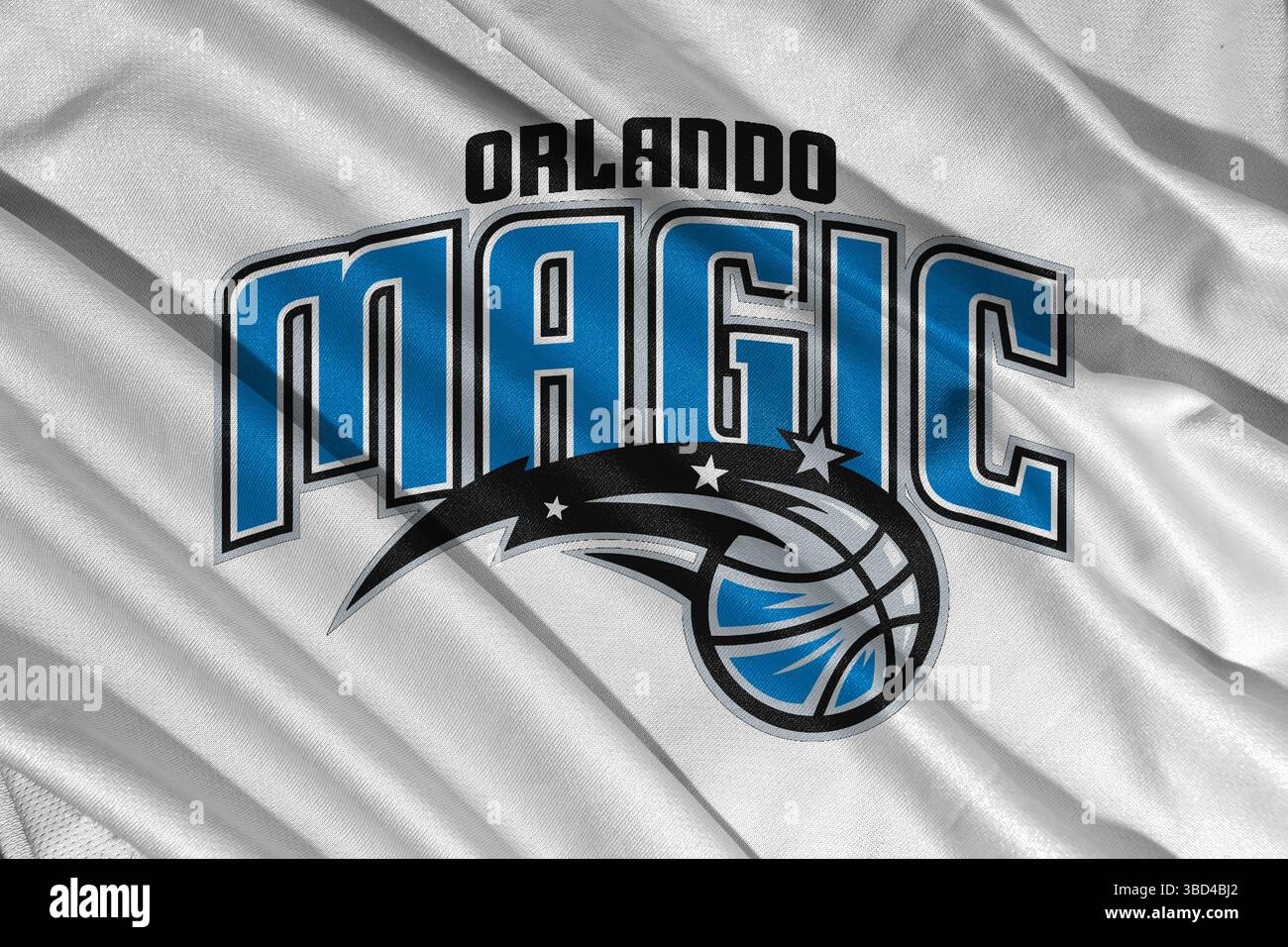 Pringsewu, Lampung; May 23, 2025; Texture of the Orlando Magic club ...