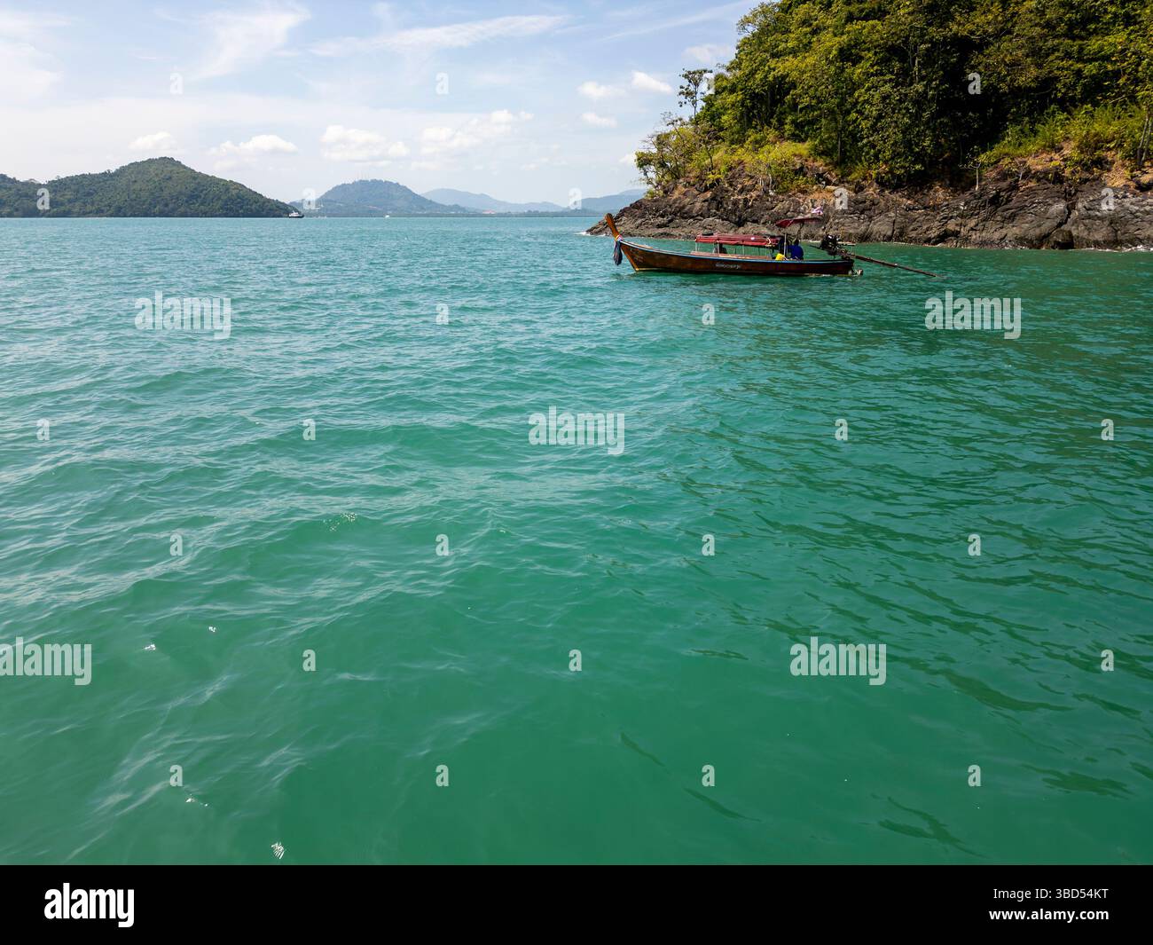 Drone shot small motorboat hi-res stock photography and images - Alamy
