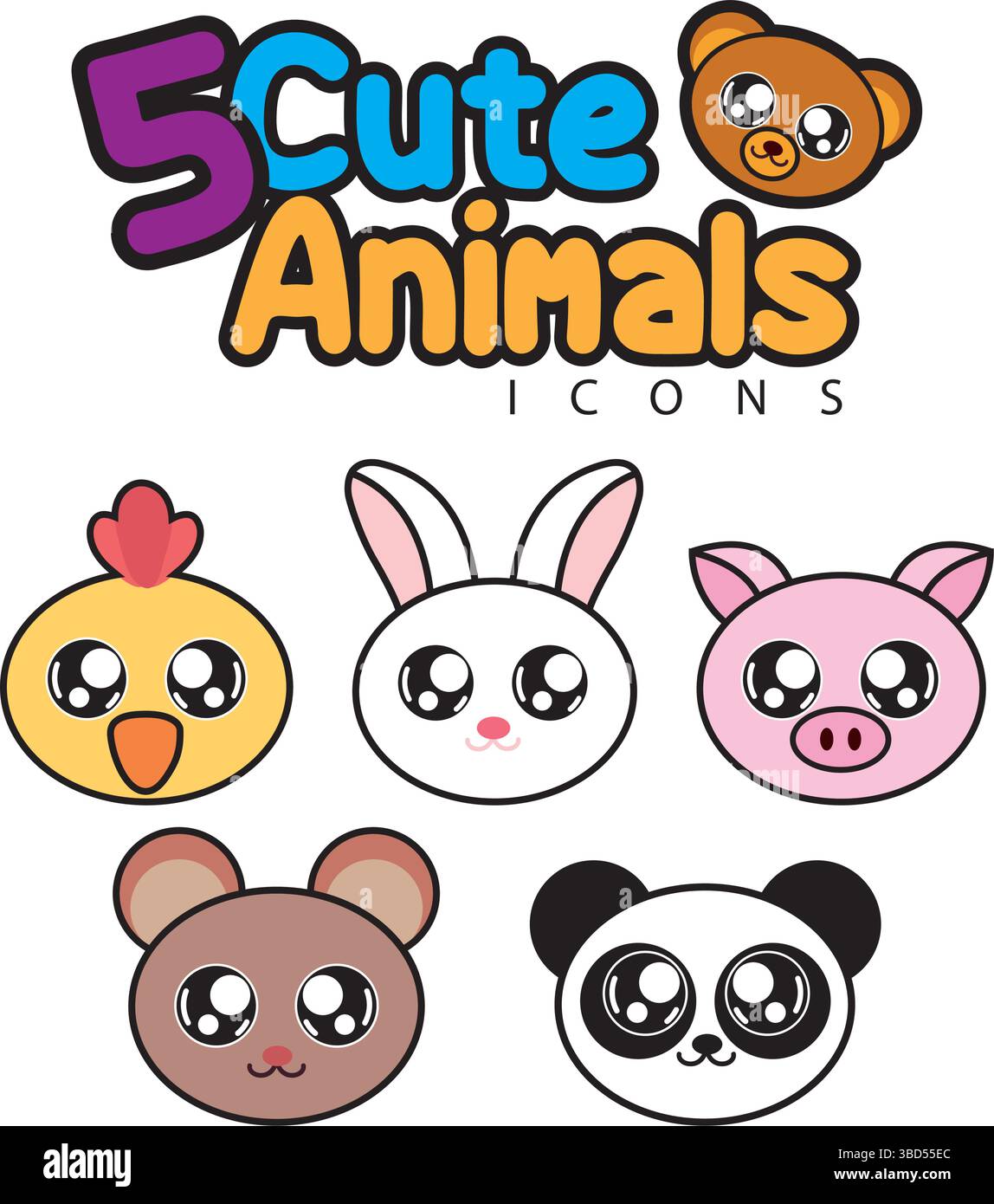 Pack rabbit illustration Cut Out Stock Images Pictures Alamy