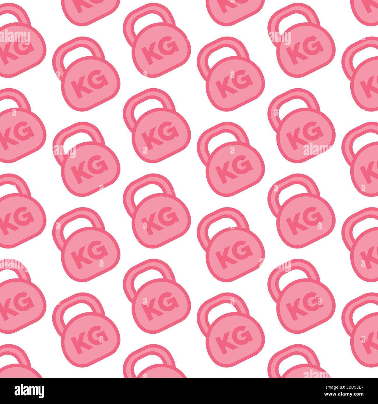 Pink kettlebell icon set. Vector Stock Vector Image & Art - Alamy