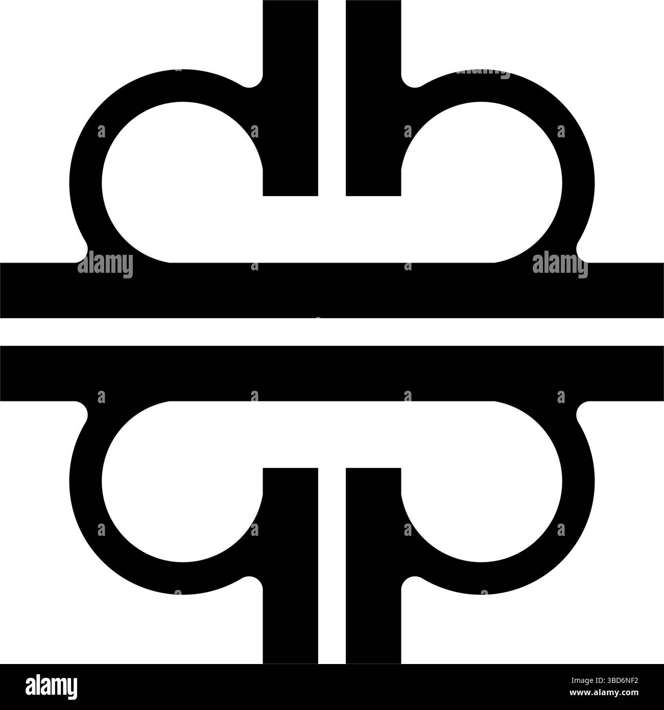 interchange highway road glyph icon vector illustration Stock Vector ...