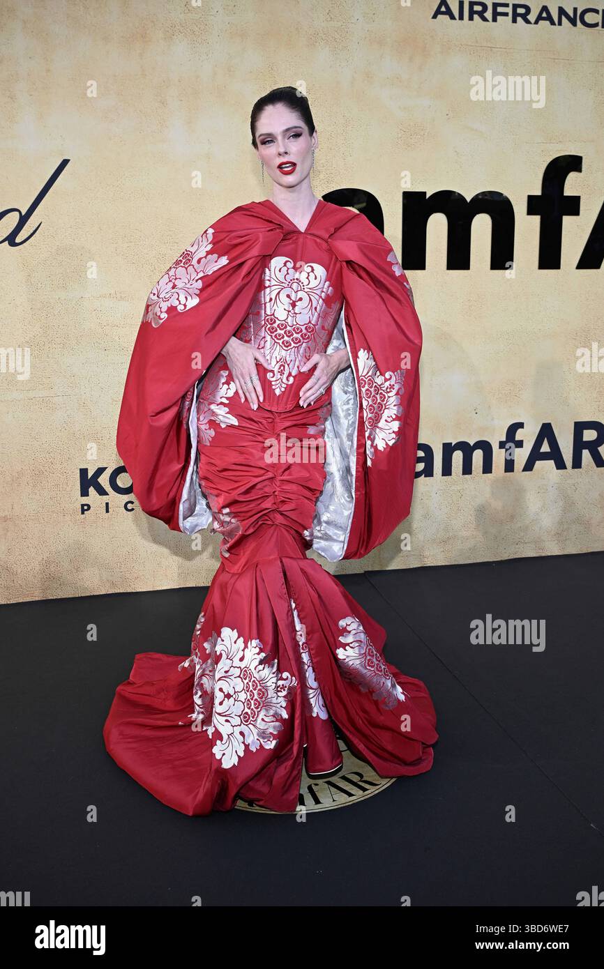 Coco Rocha attends the amfAR gala Cannes 2025 presented by Chopard at ...