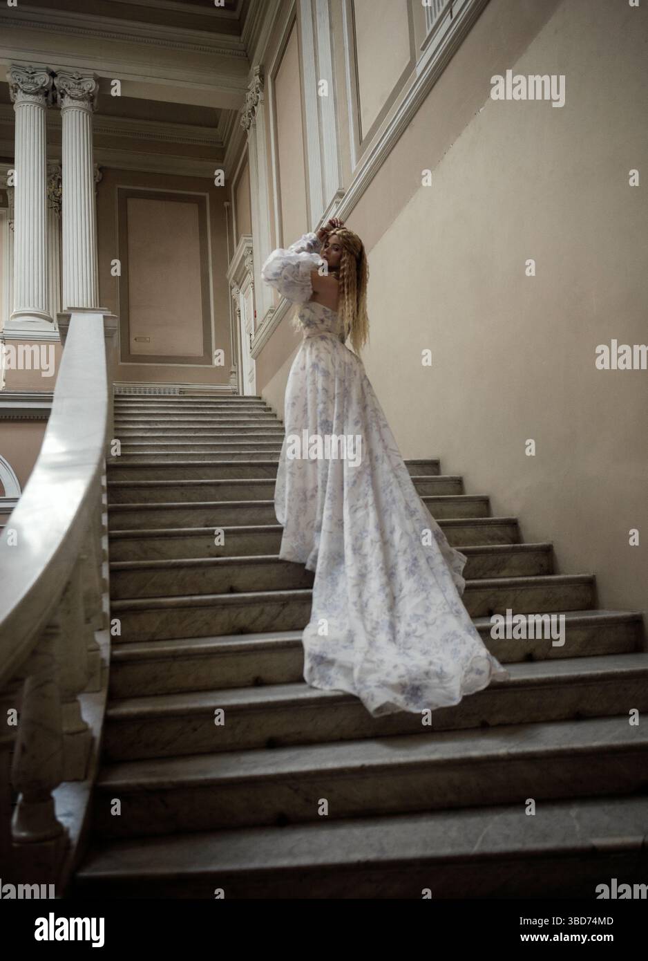 sachin and babi light blue dress Corseted Fairy Princess Bridal Ballgown