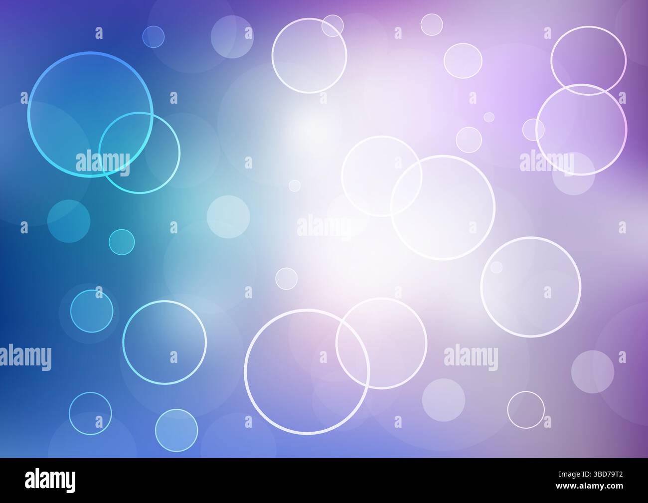 Abstract Bokeh Lights Background with Multicolored Circles and Gradients Stock Vector