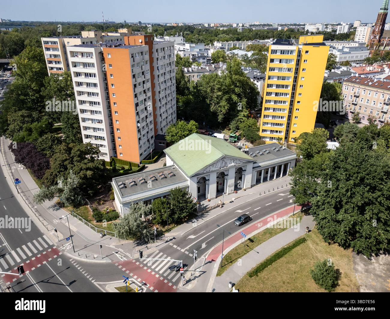 Warsaw, Poland - August 1, 2024: Civil Registry Office Warsaw-Praga Polnoc in Warsaw city Stock Photo