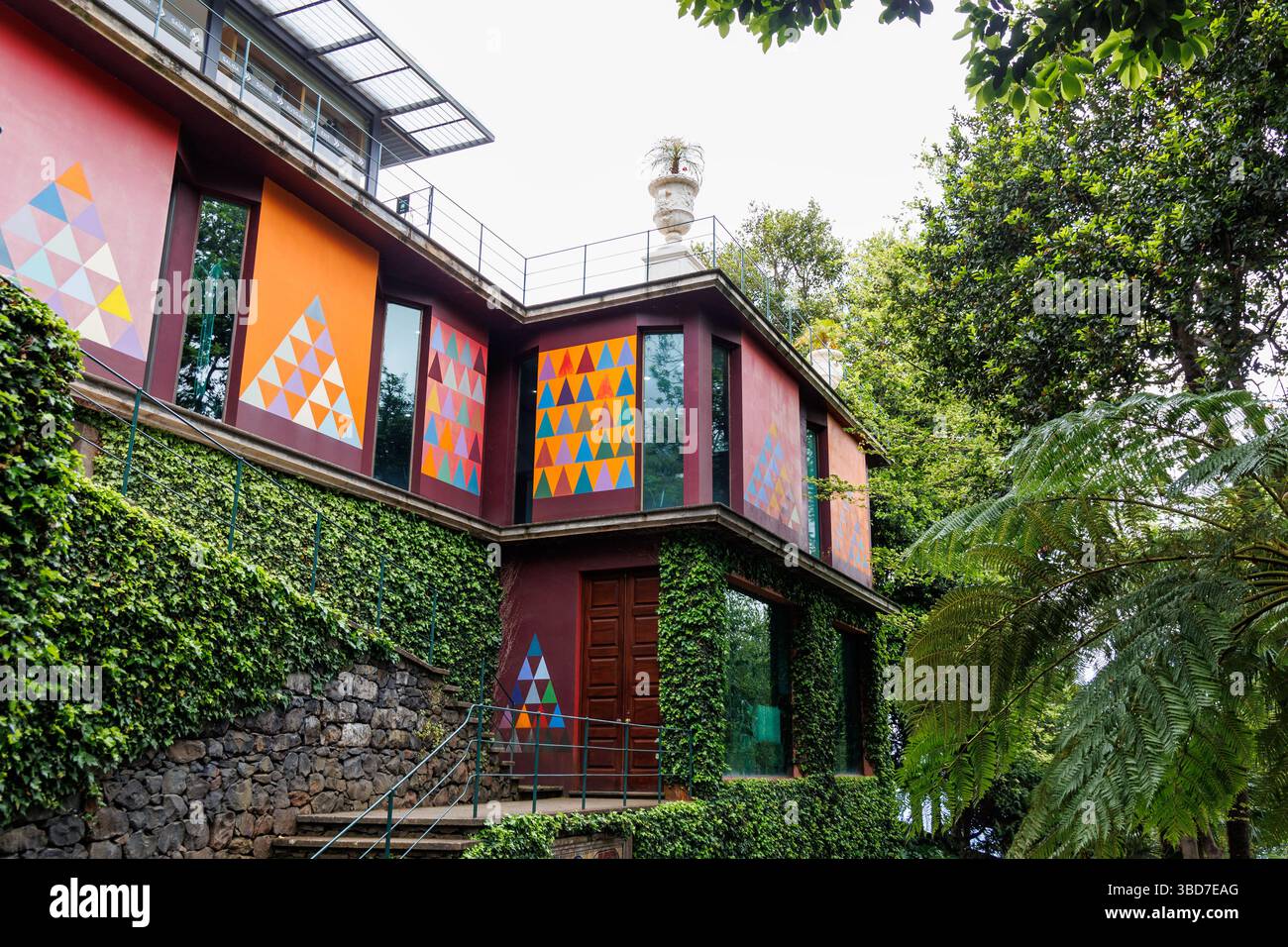 Funchal, Portugal - June 12, 2024: Madeira Museum in Monte Palace - Tropical Garden in Funchal city, capital of Madeira Island Stock Photo