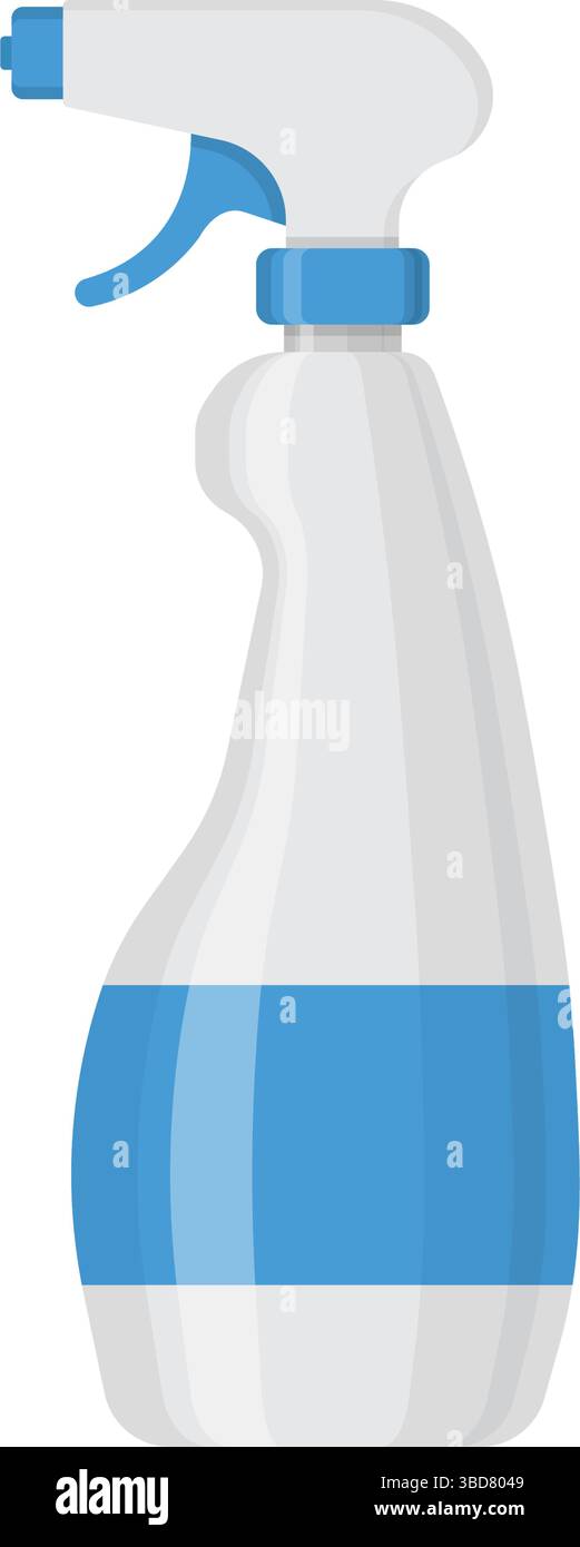 Spray can icon in flat style. Aerosol bottle vector illustration on ...