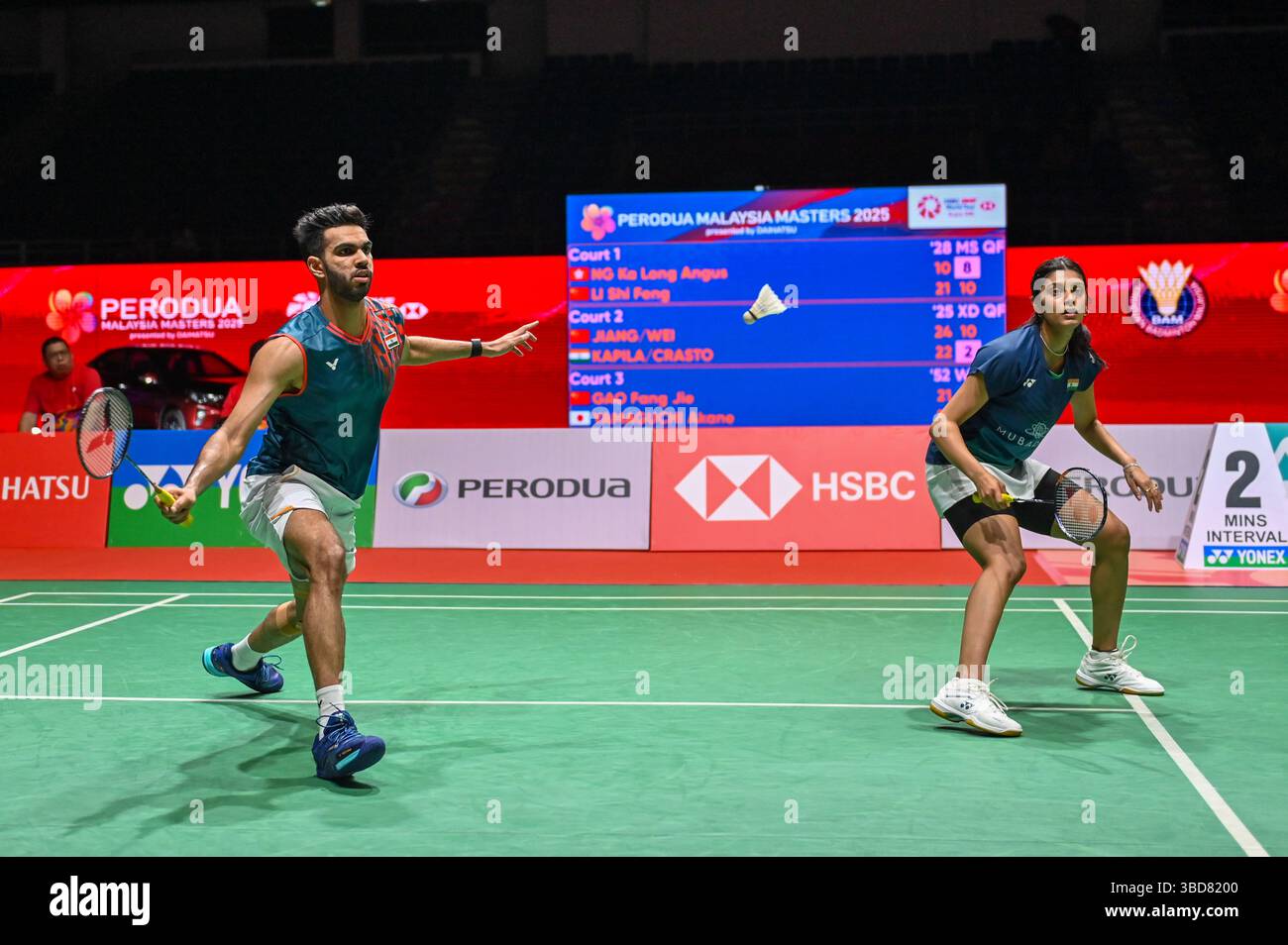 Kuala Lumpur, Malaysia. 23rd May, 2025. Dhruv Kapila (L)/Tanisha Crasto ...