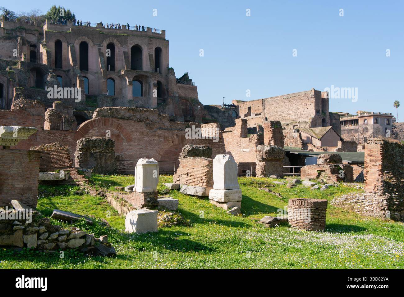 Inside the Roman Forum of Rome, Italy Stock Photo - Alamy