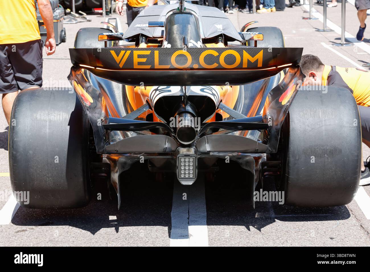 McLaren F1 Team MCL39, rear wing detail during the Formula 1 Tag Heuer ...