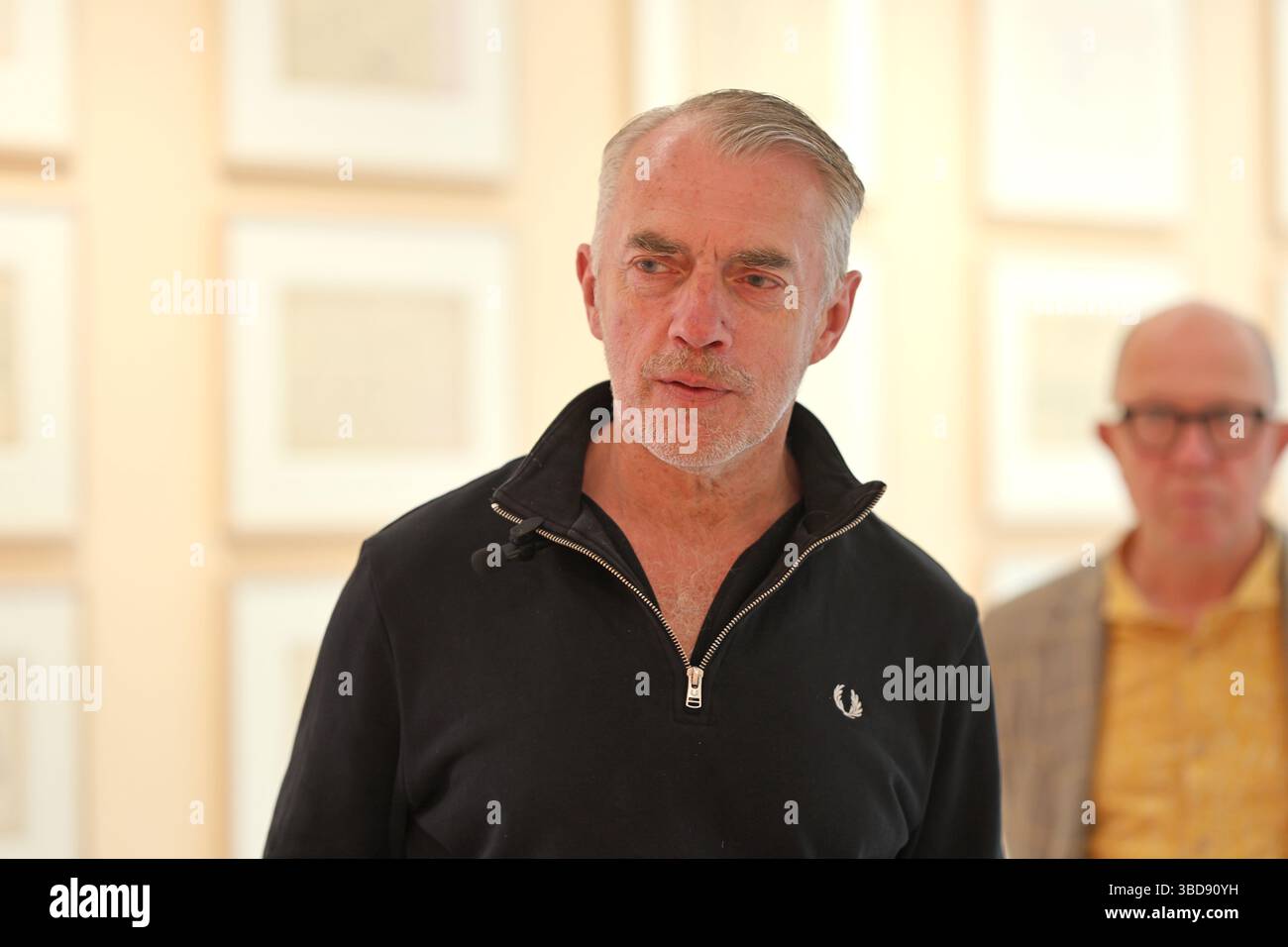 Neo Rauch Paper Aschersleben, Germany. 23rd May, 2025. Neo Rauch walks through the ...