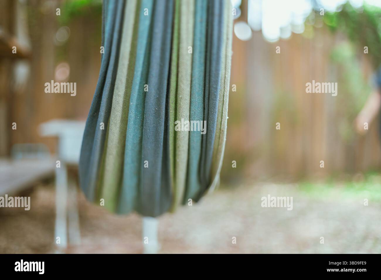 Close up cozy hammock , selective focus Stock Photo