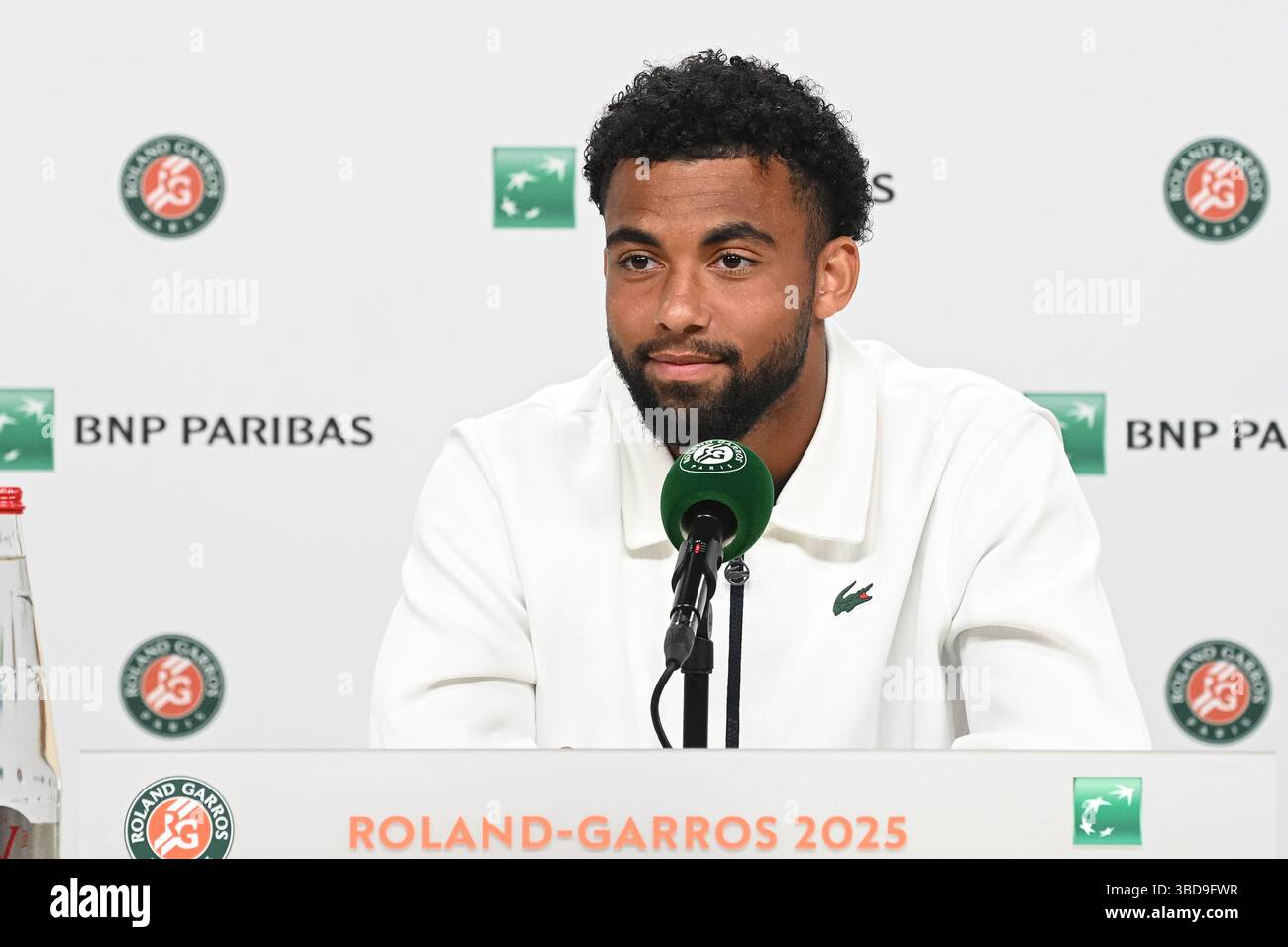 Paris, France. 23rd May, 2025. Media Day: Arthur Fils answers journalists' questions during Media Day at the Roland Garros Media Center on May 23, 2025. - 23/05/2025 - France/Ile-de-France (region)/Paris - Julien Mattia/Le Pictorium Credit: LE PICTORIUM/Alamy Live News Stock Photo
