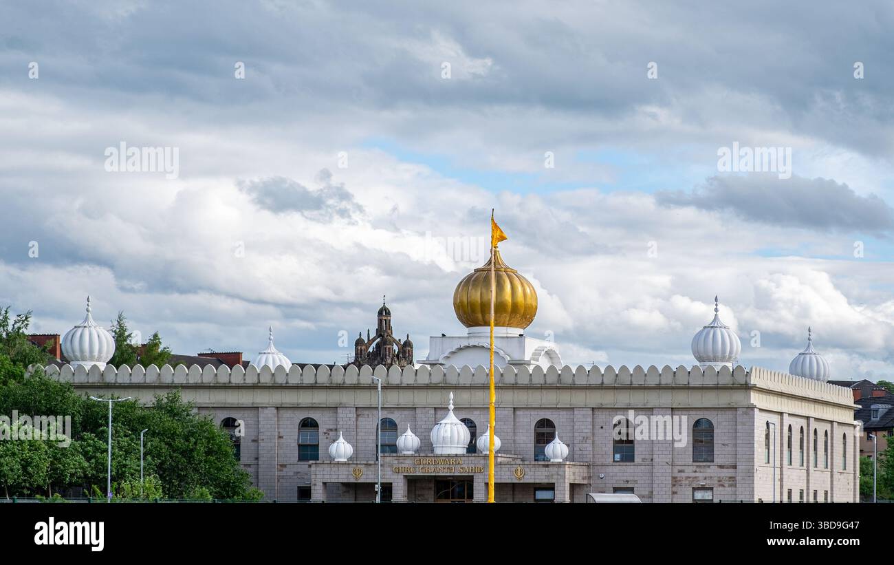 Albert Drive The Gurdwara Albert Drive, Glasgow Stock Photo - Alamy