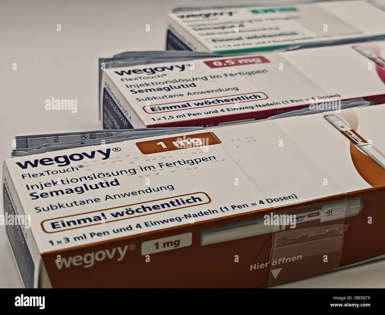 Semaglutide peptide hi-res stock photography and images