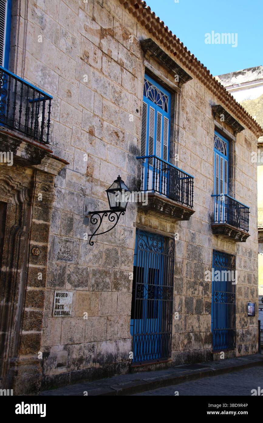 Museum of Colonial Art- Museo de Arte Colonial- in Havana, Cuba Stock ...