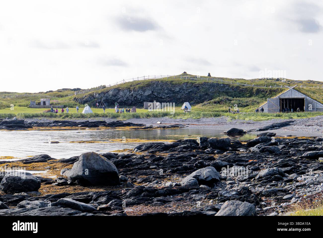 l'anse aux meadows, Newfoundland Stock Photo - Alamy