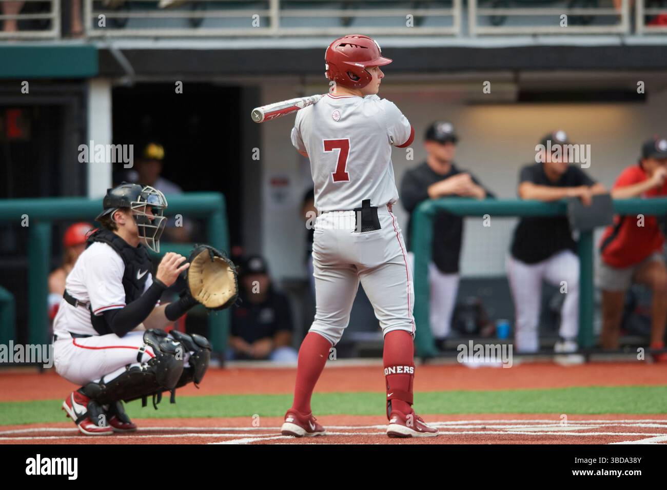 High-Quality Jaxon Willits Drives In A Run For The Sooners With A Double Image Photography High-Quality Jaxon Willits Drives In A Run For The Sooners With A Double Image Photography