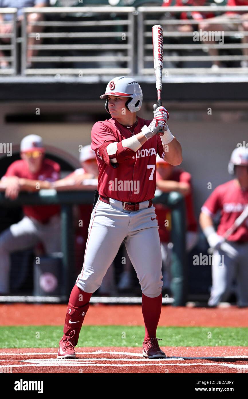 Crisp Jaxon Willits Drives In A Run For The Sooners With A Double Capture Art Crisp Jaxon Willits Drives In A Run For The Sooners With A Double Capture Art
