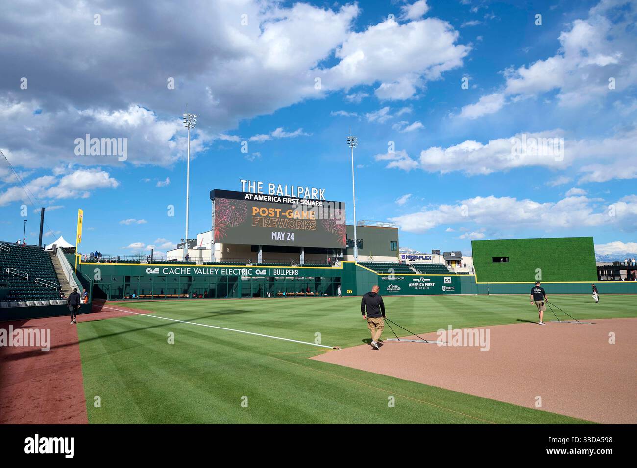 A view of The Ballpark at America First Square, new home of the Salt ...