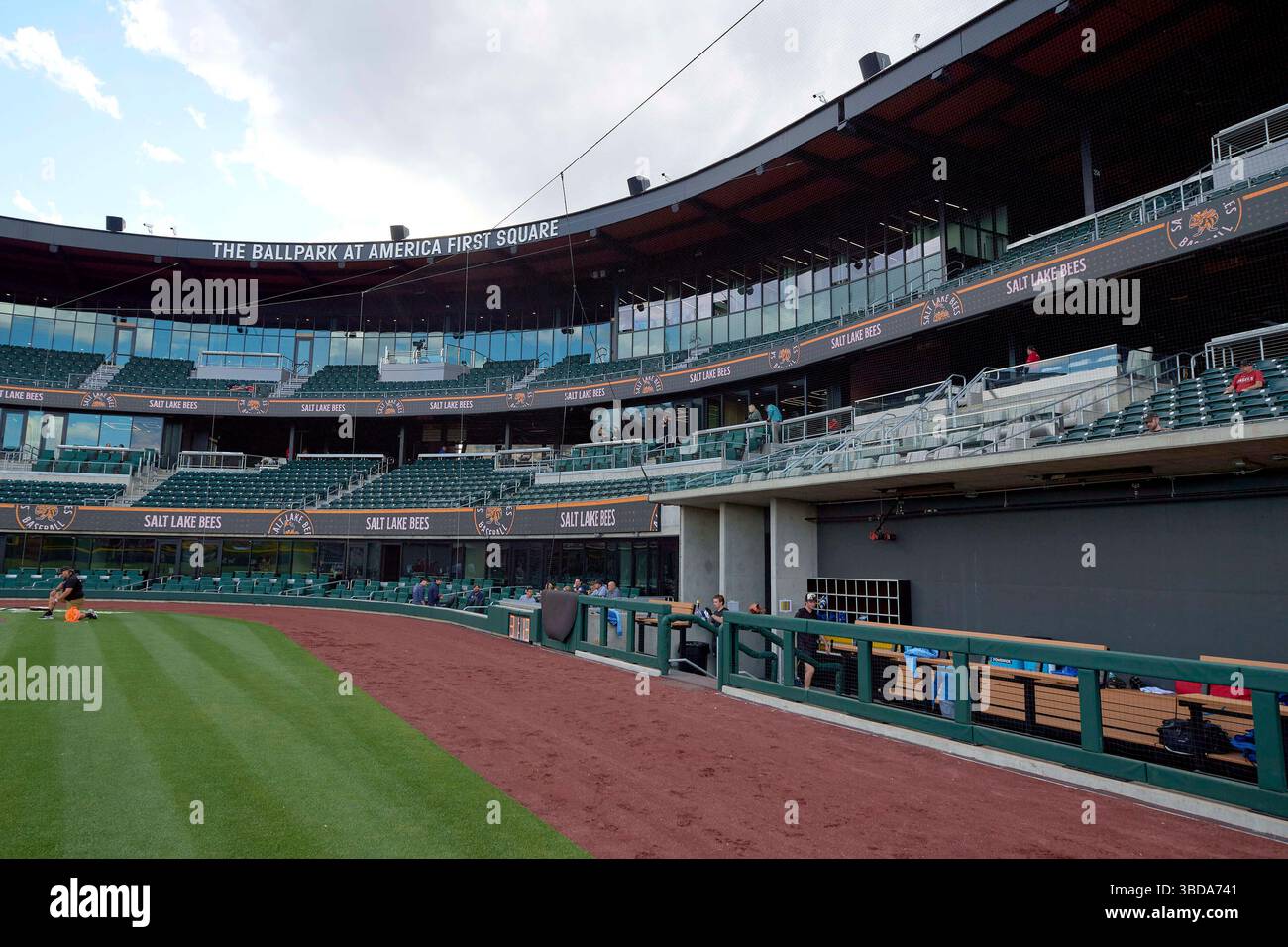 A view of The Ballpark at America First Square, new home of the Salt ...