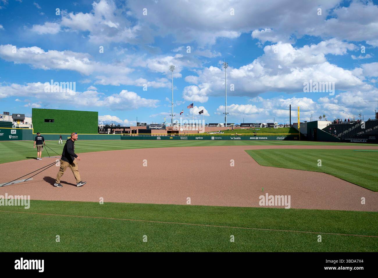 A view of The Ballpark at America First Square, new home of the Salt ...