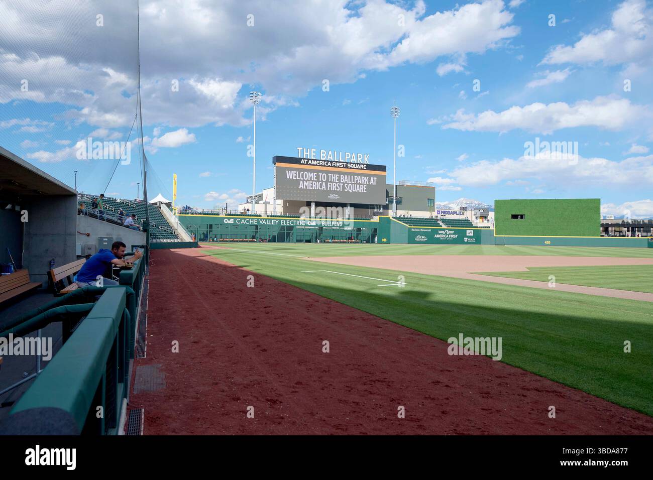 A view of The Ballpark at America First Square, new home of the Salt ...