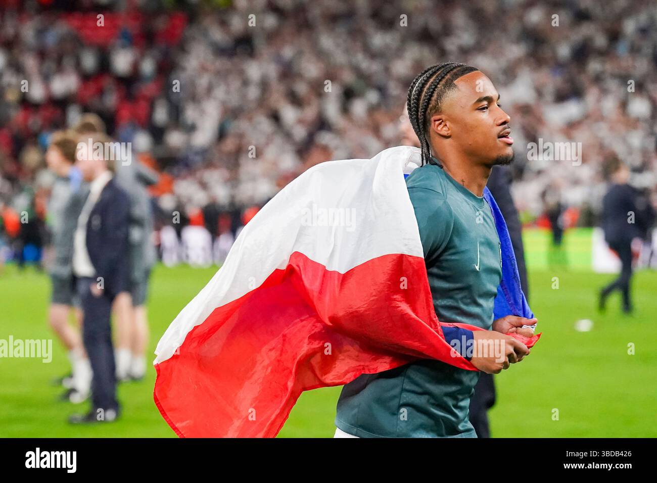Bilbao, Spain. 21st May, 2025. Tottenham Hotspur forward Wilson Odobert ...