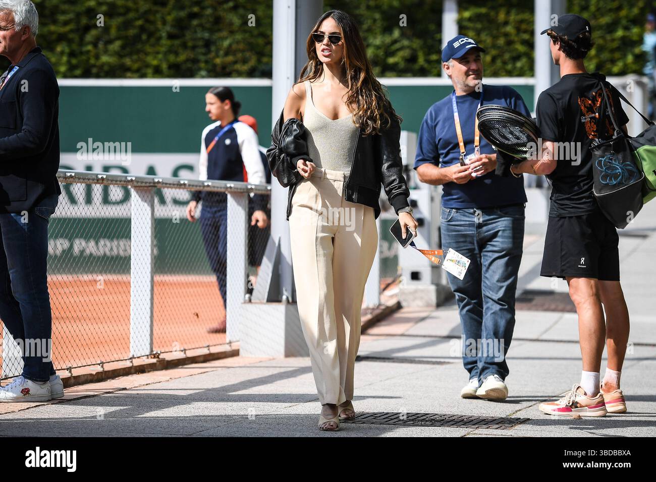 Eiza GONZALEZ the new girlfriend of Grigor DIMITROV during the Roland