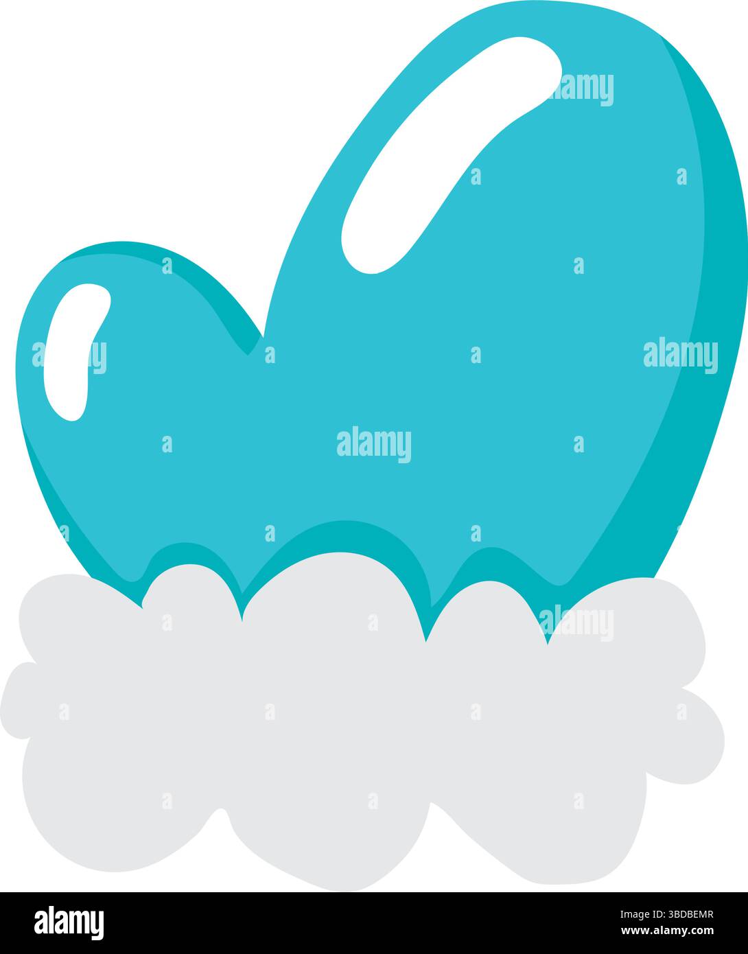 Blue winter glove icon. Vector Stock Vector Image & Art - Alamy